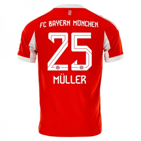 Koszulka FC Bayern Monachium Thomas Muller 25 Domowe 2025-26 Koszulki Piłkarskie Krótki Rękaw